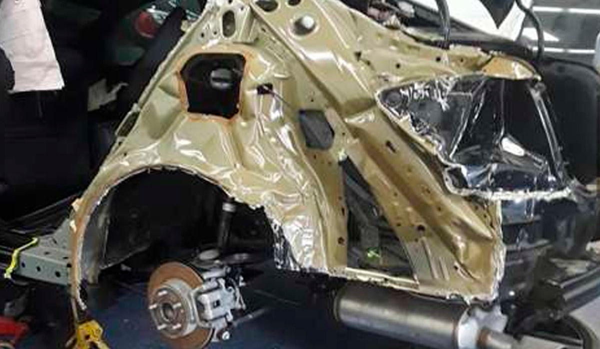 Motor antes de restauración